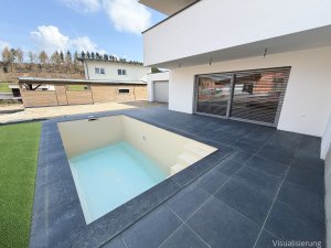 Terrasse - KI Visualisierung, PS Adobe