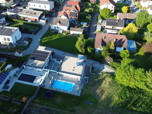 Blick von oben, Einfamilienhaus in Gallneukirchen